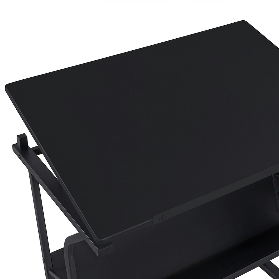 image 1 of Yaheetech Drafting Table & Stool Set For Artists | Black