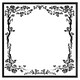 image 2 of Rose & vine silhouette (Picture Frame) Brown | M