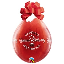 Special Delivery Clear Bubble Helium Balloon 46cm / 18 in
