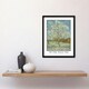image 2 of Van Gogh The Pink Peach Tree Souvenir de Mauve Framed Wall Art Print 12X16"