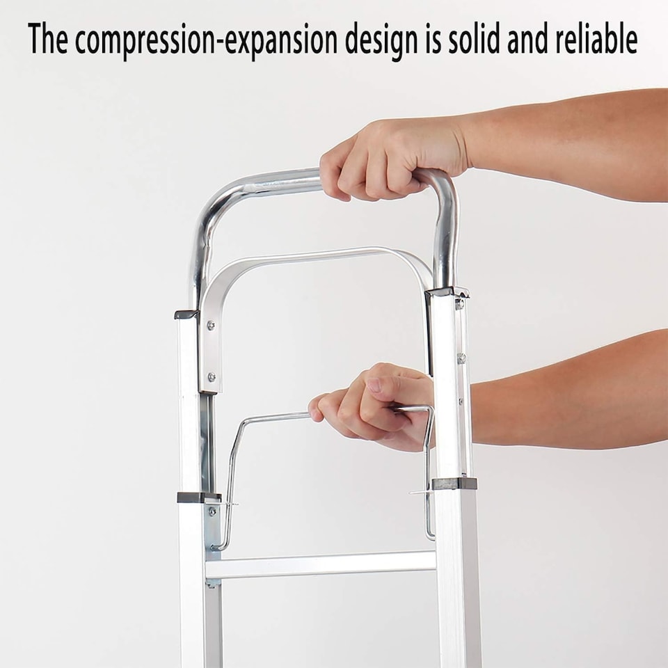 image 1 of TUFFMATE Sack Truck 90kg Folding Aluminium Hand Truck Trolley