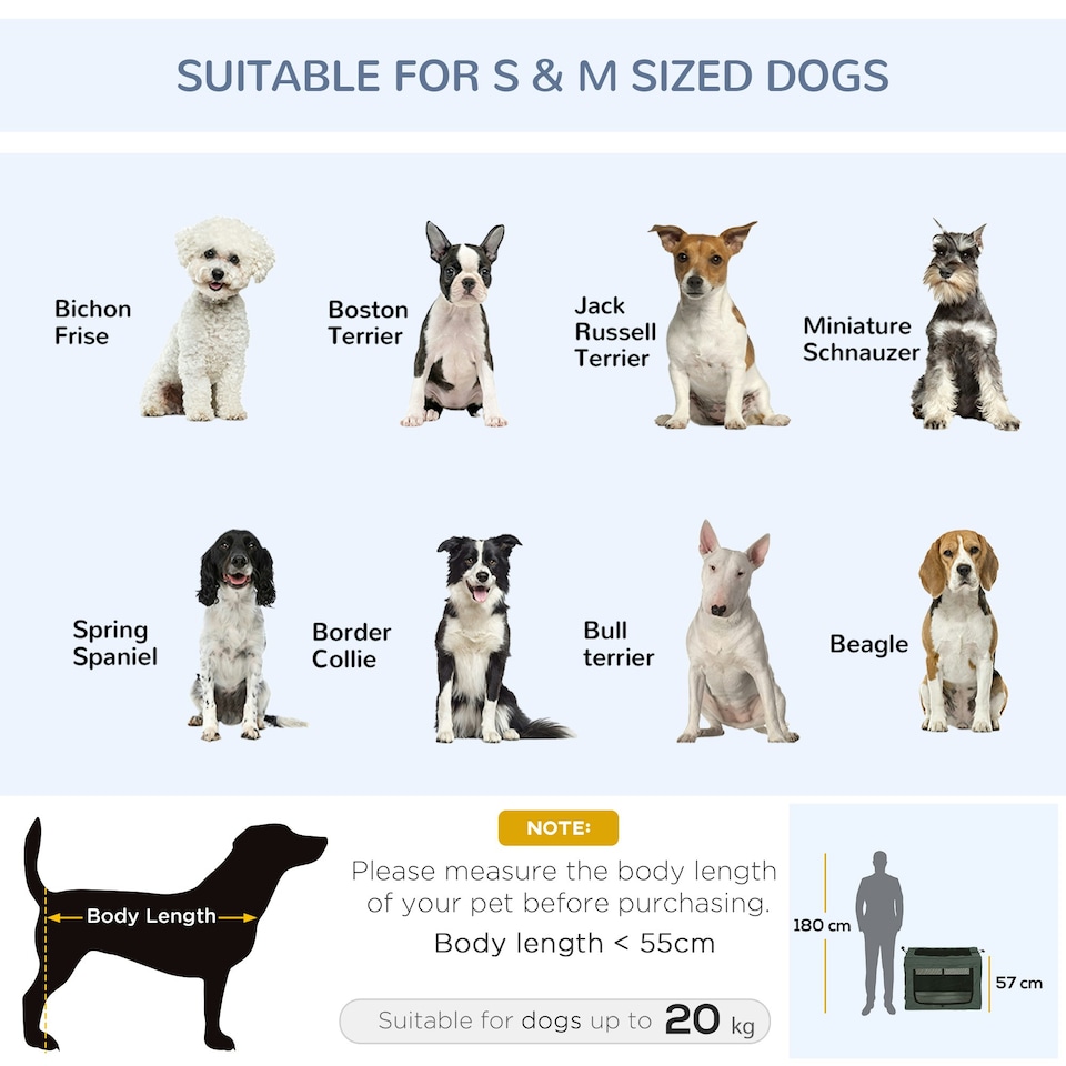 image 1 of PawHut 80cm Soft Side Pet Carrier w/ Cushion, for Medium Dogs - Grey