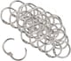 image 2 of Pack of 100 Metal Binding Rings 19mm