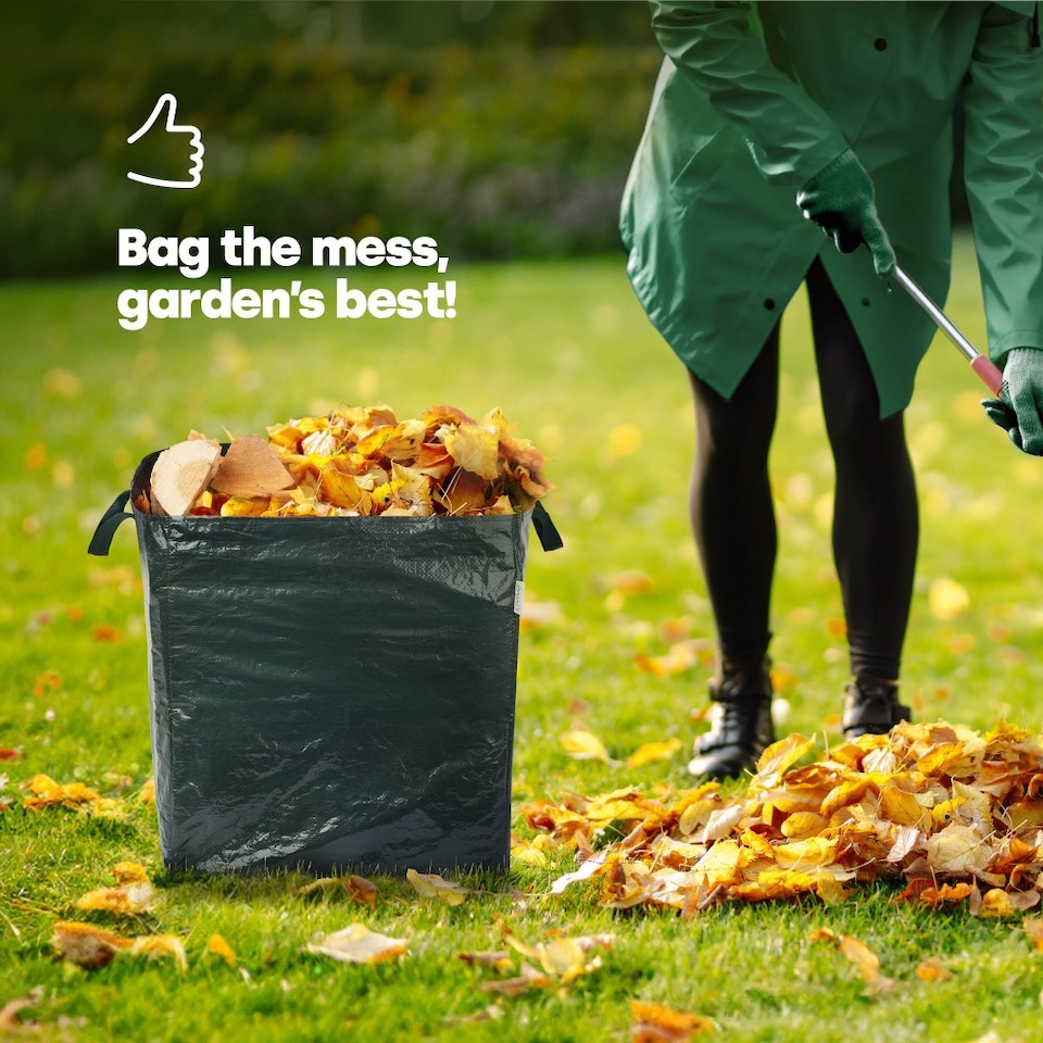 image 1 of 2pc Reusable 82L Garden Waste Bags