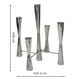 image 9 of Parker 5 Piece Candle Centerpiece - Mild Steel - L27 x W27 x H42 cm - Silver | Silver | 1