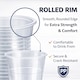 image 6 of Hero Disposable Half Pint Cups Polypropylene Tumblers Plastic Cups, Food Grade Cold Drink Cups with Rolled Rim, UKCA Marked, Lined Accurate Half Pint Measures, Recyclable Clear Party Cups | Clear | Clear | 150