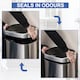 image 7 of HOMCOM Stainless Steel Kitchen Sensor Dustbin Automatic Touchless Rubbish Garbage Waste Bin 58L Silver | Chrome | 1