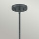 image 3 of Quoizel Vanguard Wire Frame Pendant Ceiling Light Old Black