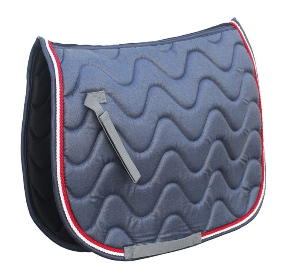 image 1 of Rhinegold Wave Saddle Pad | Pink | Size: Pony
Colour: Raspberry Pink