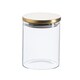 image 1 of Argon Tableware Scandi Storage Jar with Metallic Lid - 750ml - Gold