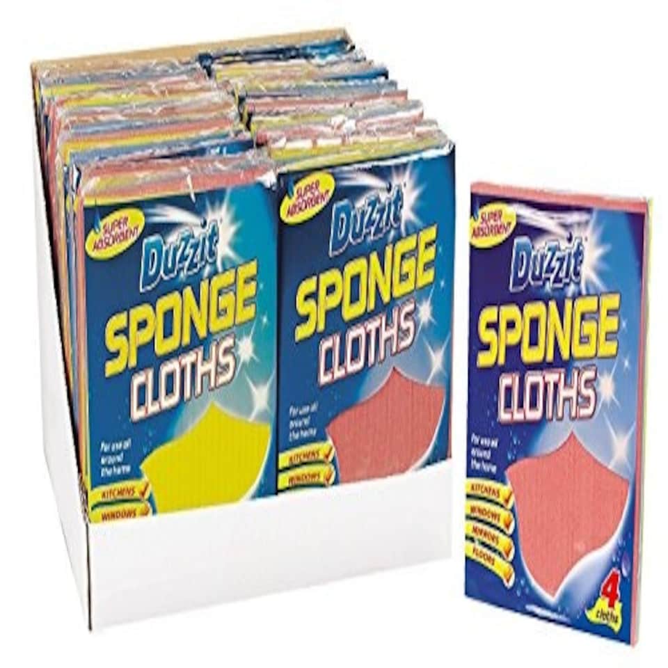 image 1 of Pack of 4 Sponge Cloths