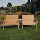 image 1 of Valley 6 Seat Set 2X3B Straight Tray - Timber - L100 x W330 x H95 cm - Garden Furniture - Fully Assembled