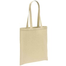 Brand Lab Cotton Long Handle Shopper Bag - Natural - One Size Cream