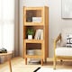 image 5 of COSTWAY Kitchen Sideboard 3-Cube Bamboo Storage Cabinet N/A