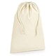 image 4 of Westford Mill Premium Cotton Stuff Bag - Natural - S | Cream | S