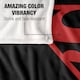image 4 of Superman Contrast Logo Blanket - Multicoloured - One Size