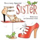 image 2 of Special Sister Quality Embossed Christmas Stunning  New Card Second Nature