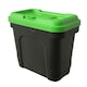 image 3 of KCT 15L Green Pet Food Storage Container | Green | Black