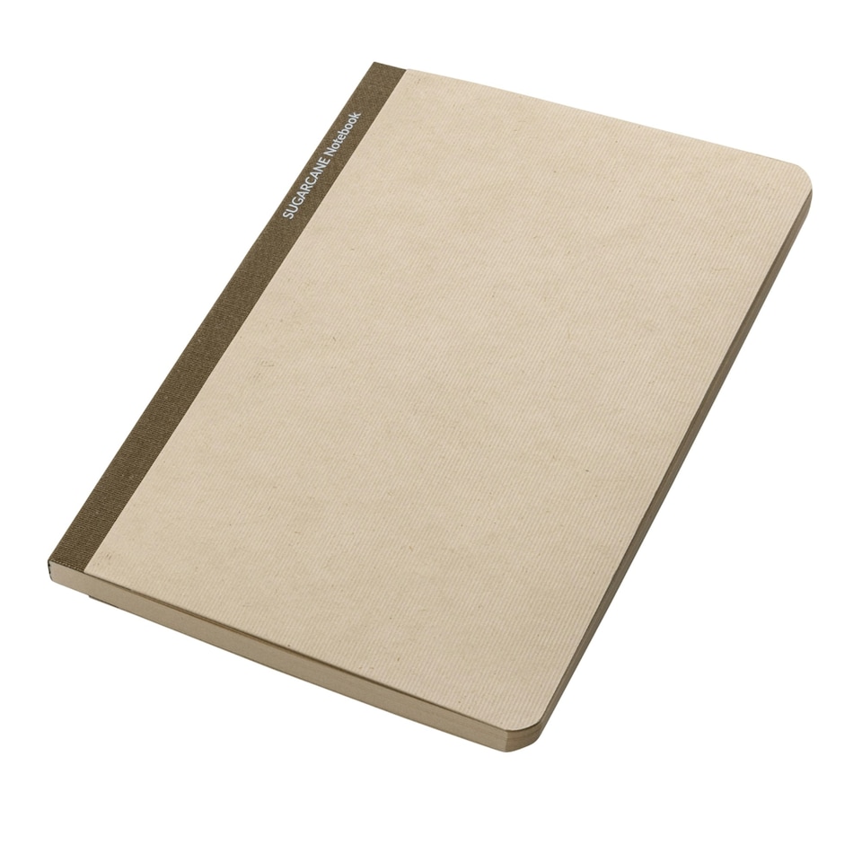 image 1 of XD Collection Stylo Sugarcane A5 Notebook - Brown - One Size