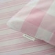 image 8 of Check and Stripe Cotton Reversible Duvet Cover Set | Pink