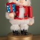 image 6 of 19cm Traditional Wooden Santa Nutcracker Christmas Stocking Holder