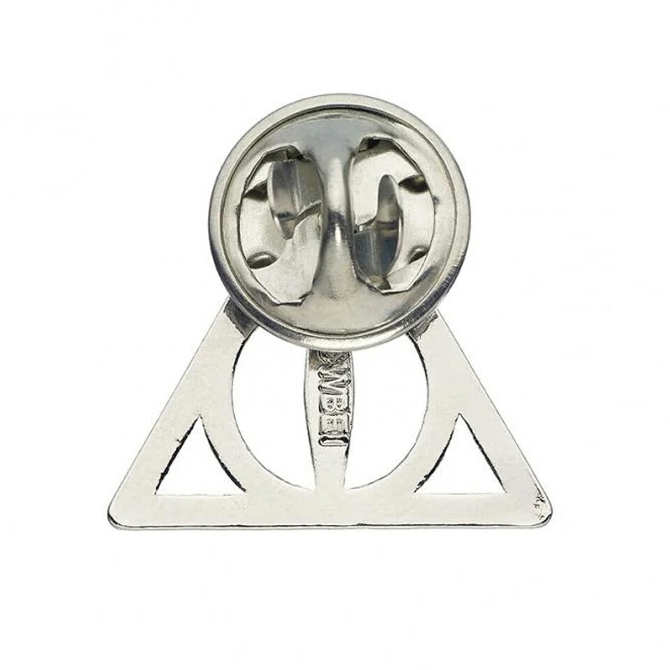 image 1 of Harry Potter Deathly Hallows Badge - Silver - One Size
