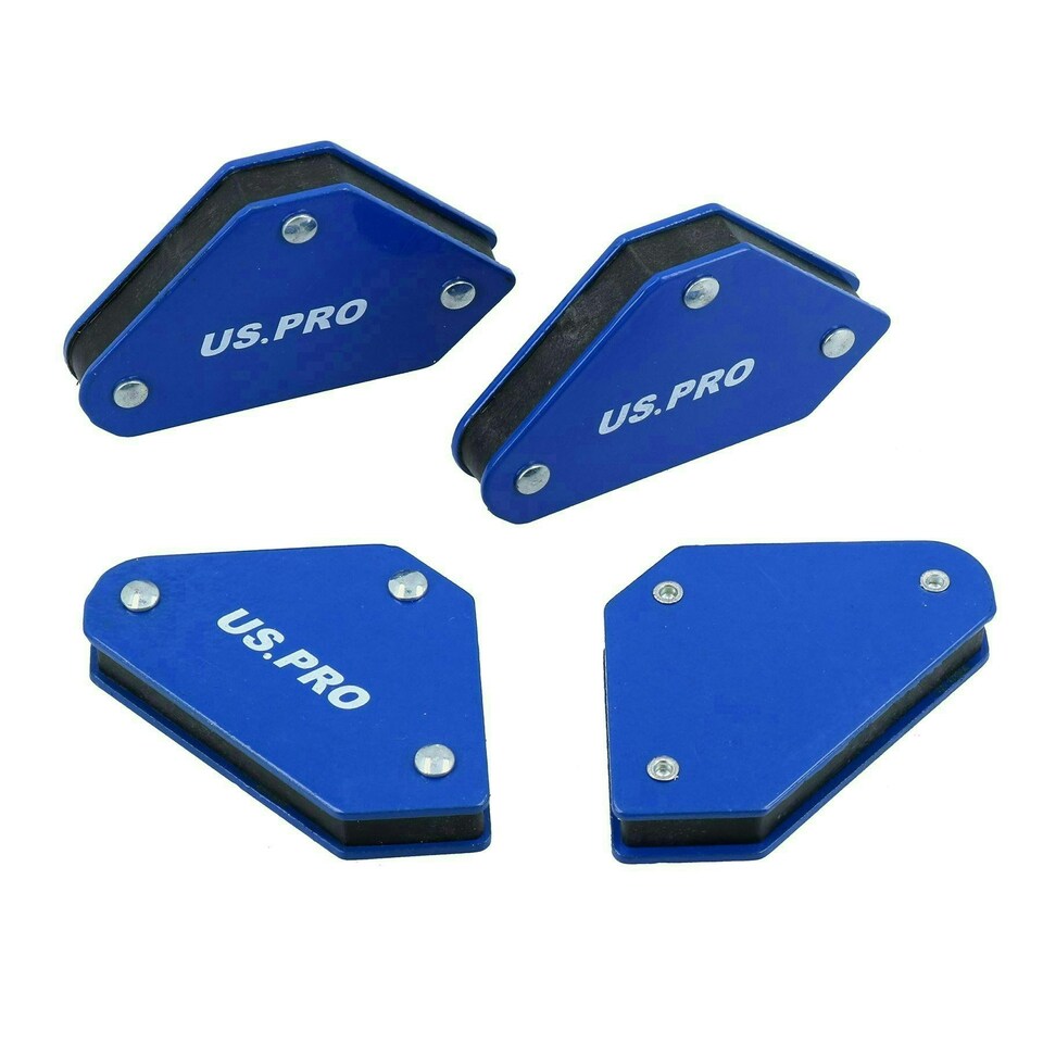image 1 of 9lb Small Mini Durable Welding Magnet Right Angle Square Holder Soldering 16pk