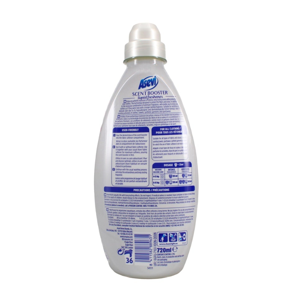 image 1 of Asevi Spanish Cleaning 6 x 720 ml Liquid Scent Booster Pink