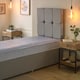 image 2 of Waterproof Mattress - Durable & Easy-Clean PVC Coating | Blue | Double