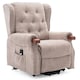 image 2 of Harrogate Single Motor Electric Rise Recliner Fabric Lift Riser Chair (Brown)