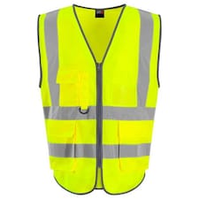 Pro RTX High Visibility Unisex Adults Executive Waistcoat - Hi Vis Yellow - XXL