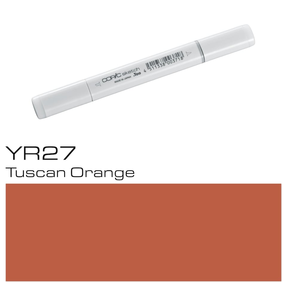 Copic Sketch Marker, Tuscan Orange, Single Pen
