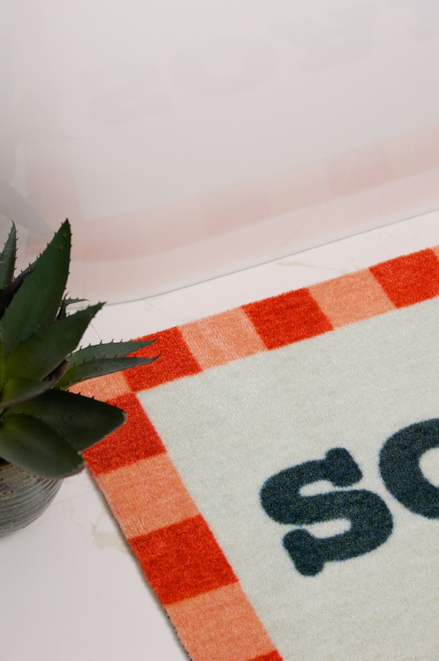 image 1 of My Mat Nylon Printed Bathroom Bright Soak Border 50x75