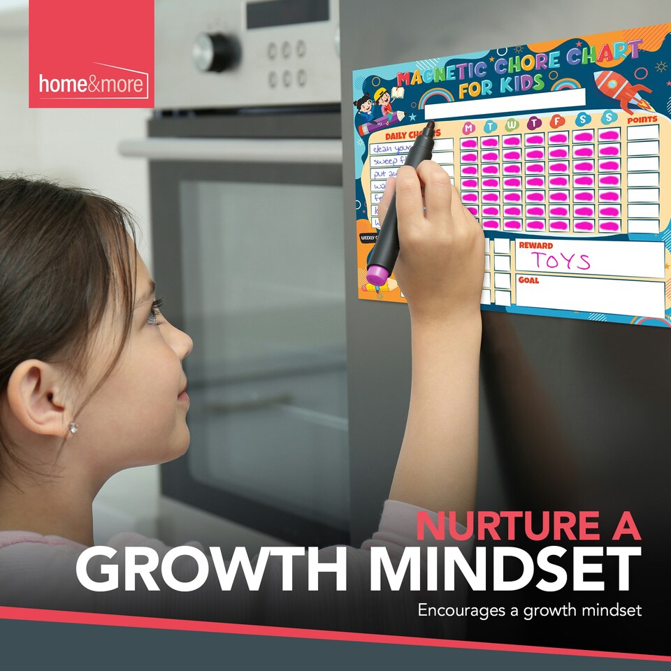 image 1 of 2pk Magnetic Reward Charts for Children with 2 Pens | Chores Board for Family