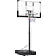 image 1 of Yaheetech Portable Basketball Hoop System 228 - 303 cm Hoop Height Adjustment Black