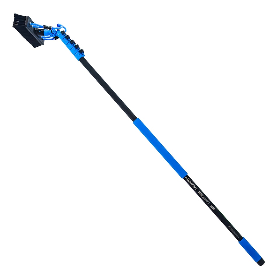 image 1 of Aquaspray® Bundle Kit - 25ft Water-fed Telescopic Window Cleaning Pole + Inline Di-Filter + TDS Meter Black