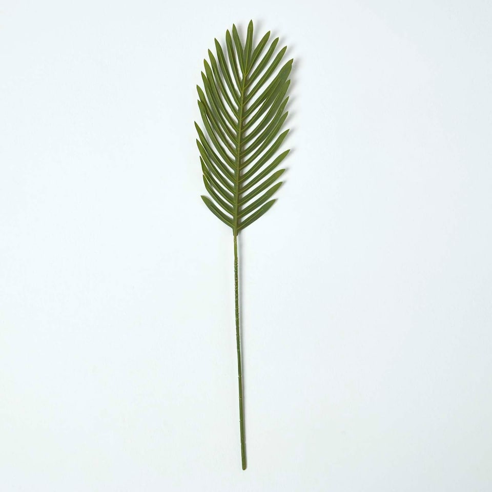 image 1 of Homescapes Green Artificial Tropical Leaf 63 cm