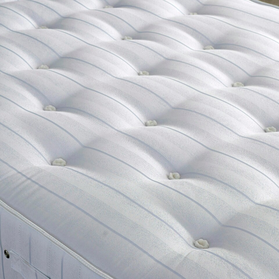 image 1 of Warwick Grey Velvet Ottoman Bed And Super Ortho Orthopaedic Mattress Double N/A