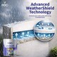 image 5 of HQC Smooth Masonry Paint -  Weatherproof & Long-lasting Protection For All Exterior Walls - Pale Blue - 5L