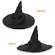 image 6 of Black Tatty Wizard Hat – Fancy Dress Accessory Black | One Size