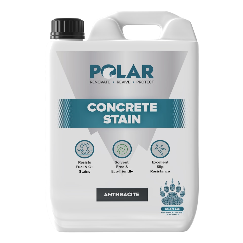 image 1 of Polar Concrete Stain Durable Slip Resistant Solvent Free | Grey | Anthracite | 5 litre