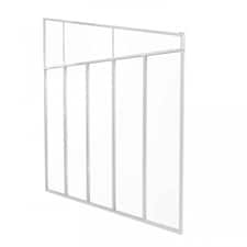 Patio Cover 4 Series Sidewall - Acrylic - L319 x W6.7 x H305 cm - White White