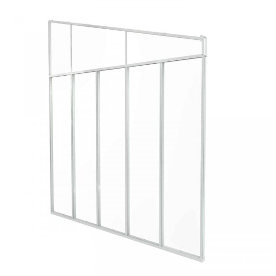 image 1 of Patio Cover 4 Series Sidewall - Acrylic - L319 x W6.7 x H305 cm - White White