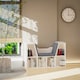 image 2 of HOMCOM Bookcase Storage Reading Seat Unit Kids Adults Six Cubes White