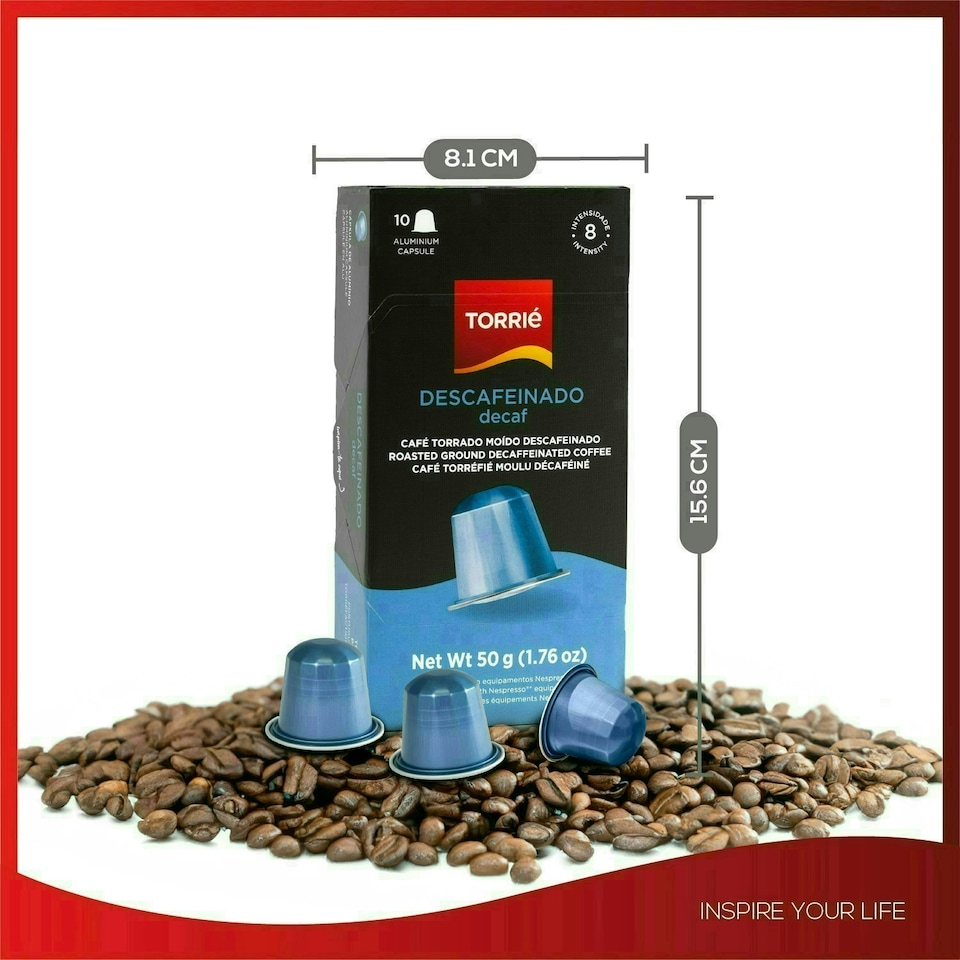 image 1 of Decaf Aluminium Nespresso ® Compatible Coffee Capsules (20 Pods)