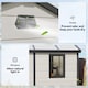 image 5 of Outsunny 8 x 6ft Garden Shed Storage w/ Foundation Kit, Vents, Cream White | Cream | 1