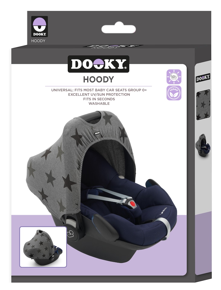 image 1 of Dooky Hoody Universal Car Seat Hood Sunshade