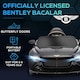 image 3 of HOMCOM Bentley Bacalar Licensed 12V Kids Electric Ride-On w/ Remote - Black