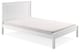 image 5 of 4ft6 Double Pure white,wood,wooden low foot end board,solid panel bed frame.Shaker style.