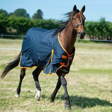 Gallop Equestrian Trojan 100 Standard Turnout Red | Size: 5ft 9
Colour: Navy/Red